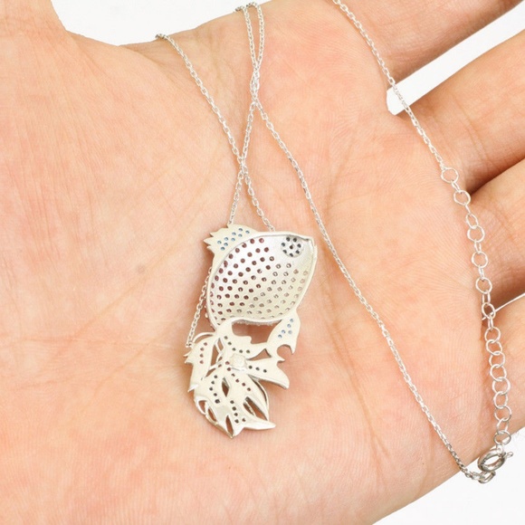 Sterling Silver Tropical Fish Necklace - Picture 6 of 8